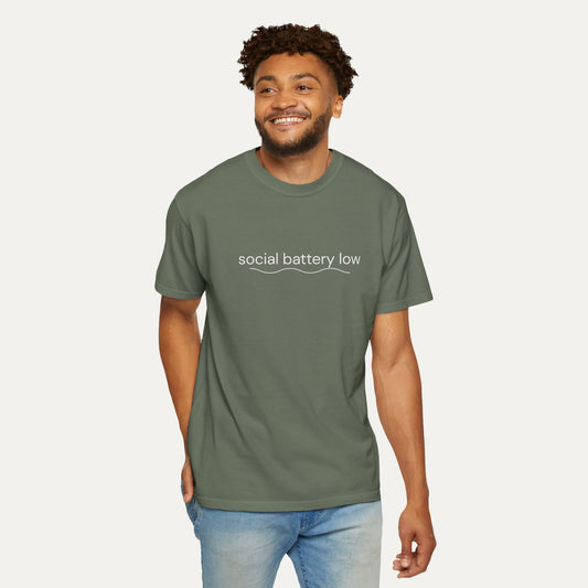 Social Battery Low Tee
