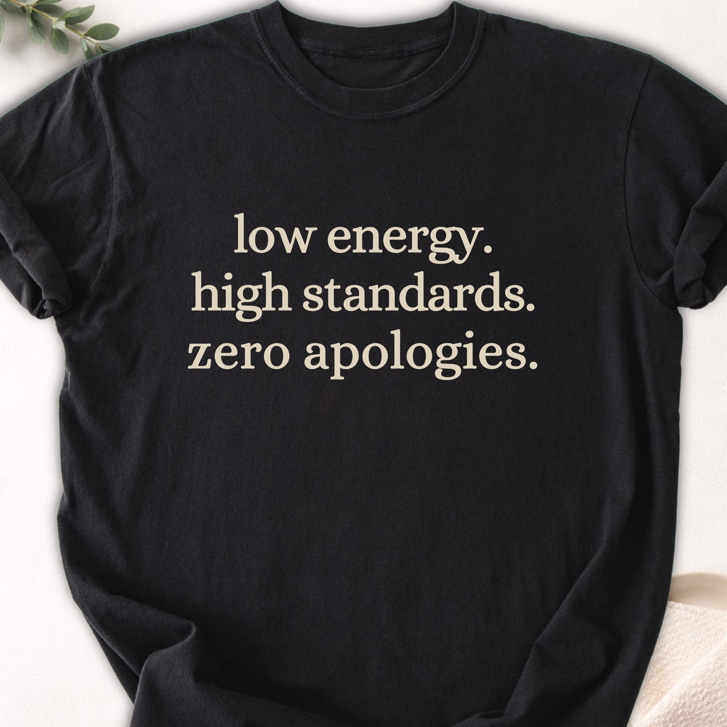 Low Energy High Standards Tee