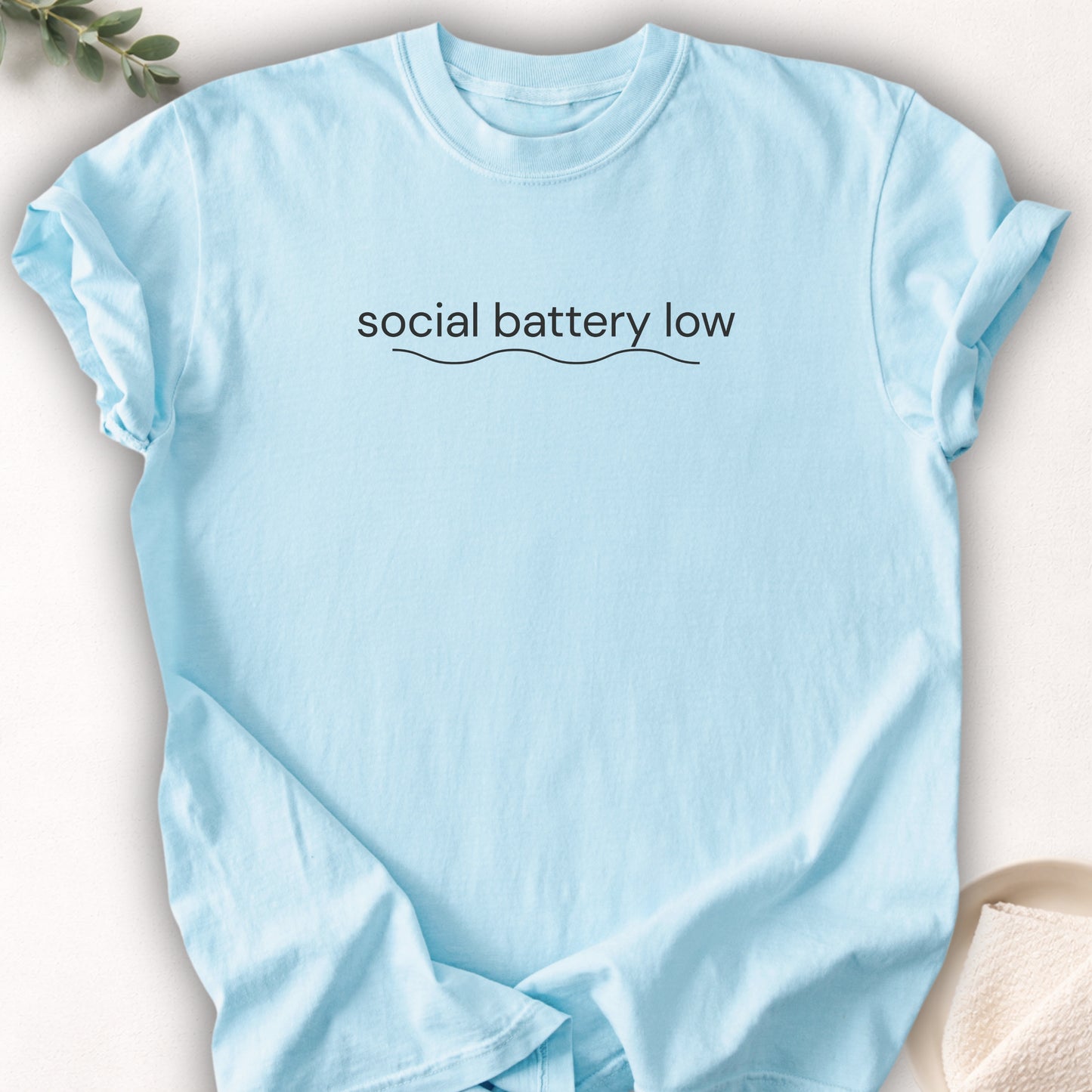 Social Battery Low Tee