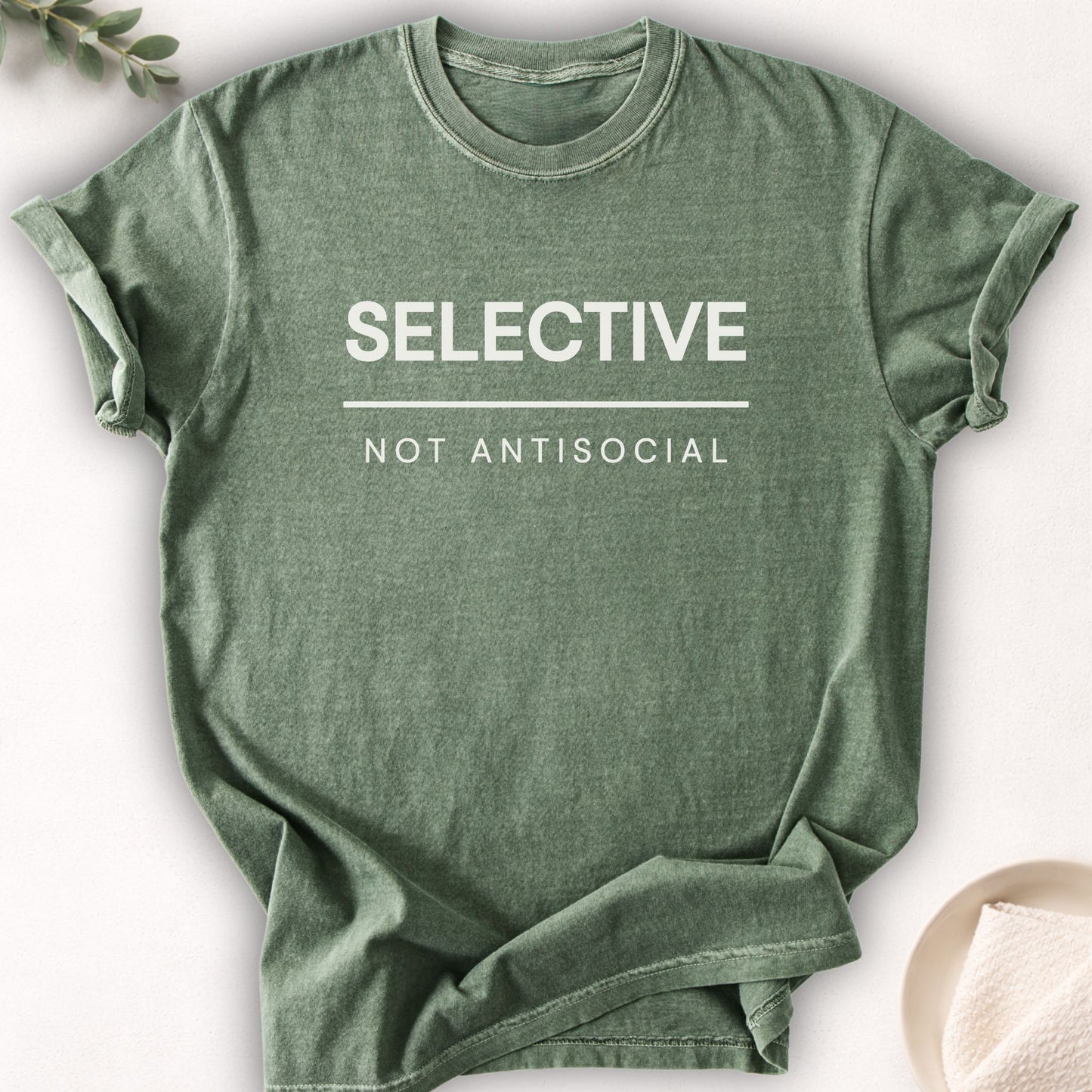 Selective Not Antisocial Tee