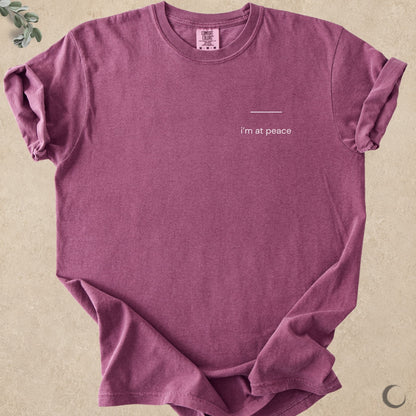 I’m at Peace Left Chest Tee