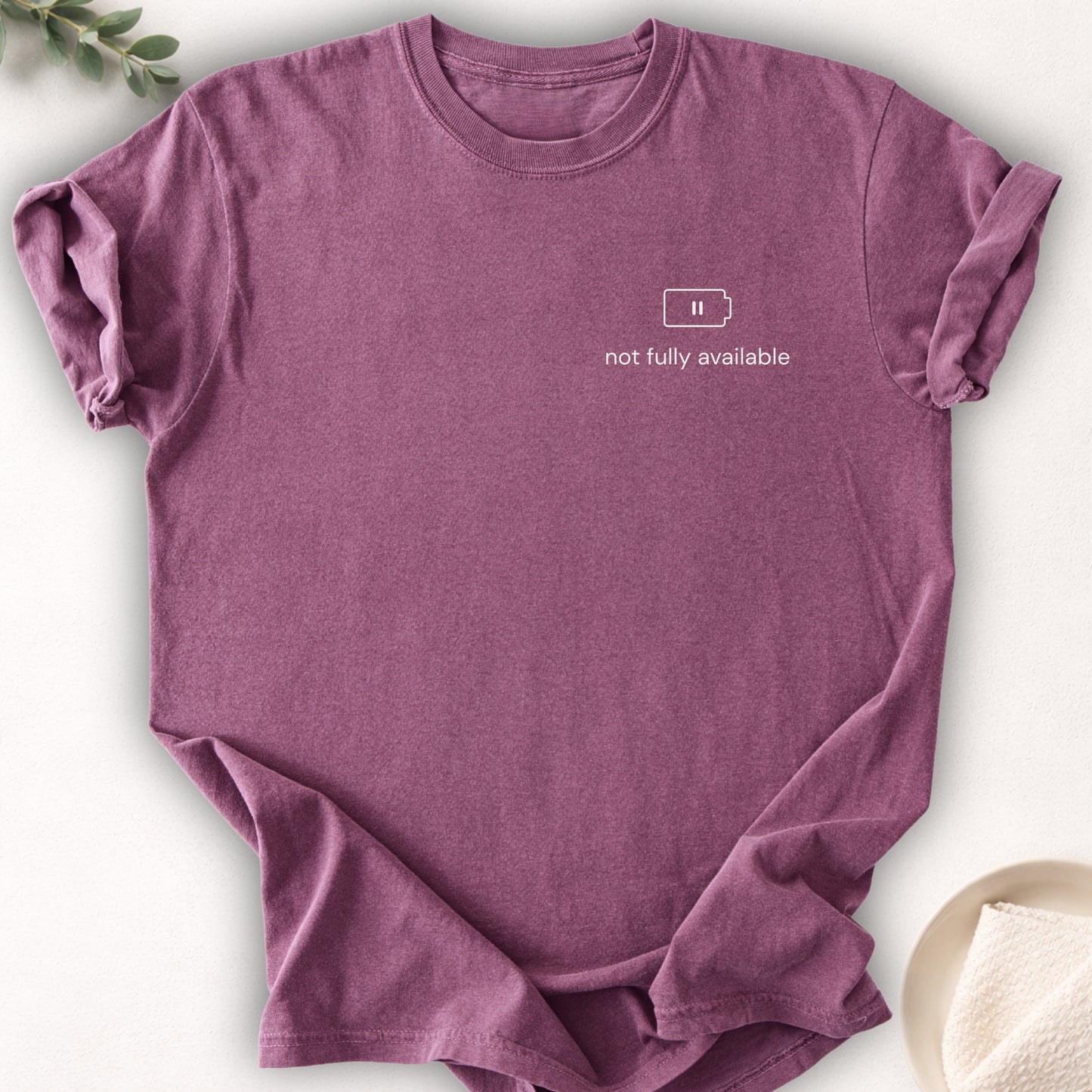 Not Fully Available Left Chest Tee