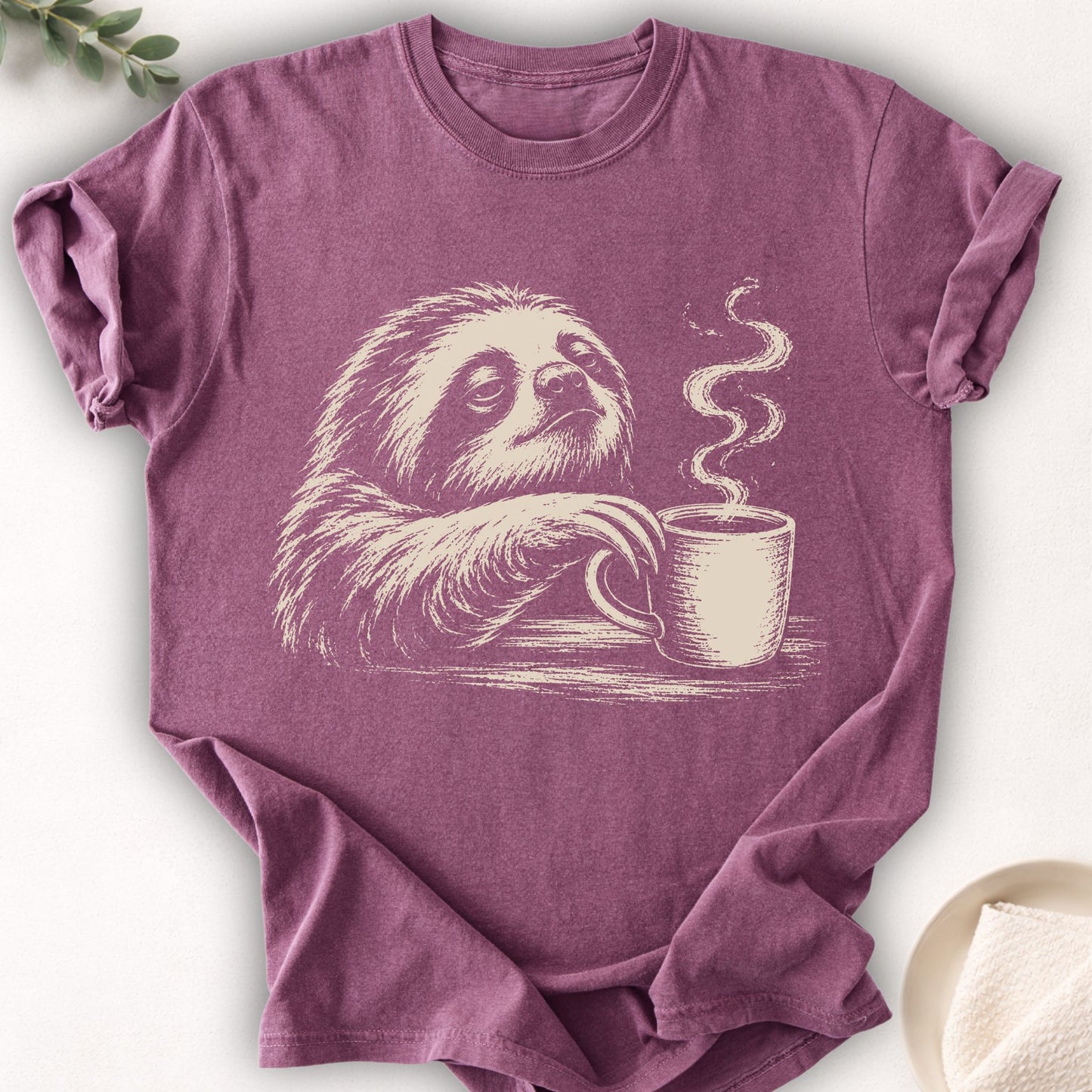Slow Start Sloth Tee