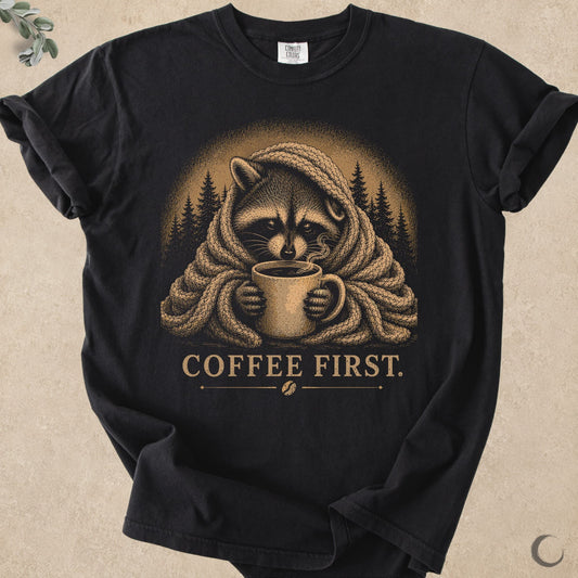 Coffee First Raccoon