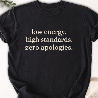 Low Energy High Standards Tee