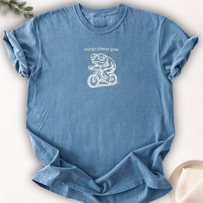 Energy Almost Gone Frog Tee