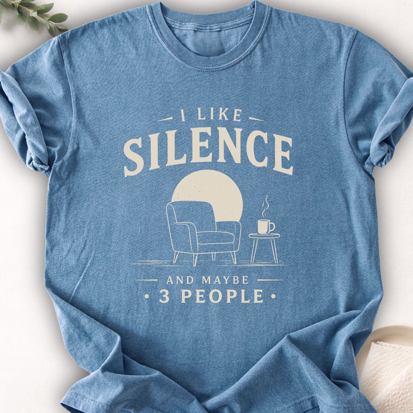 I Like Silence and Maybe 3 People Tee
