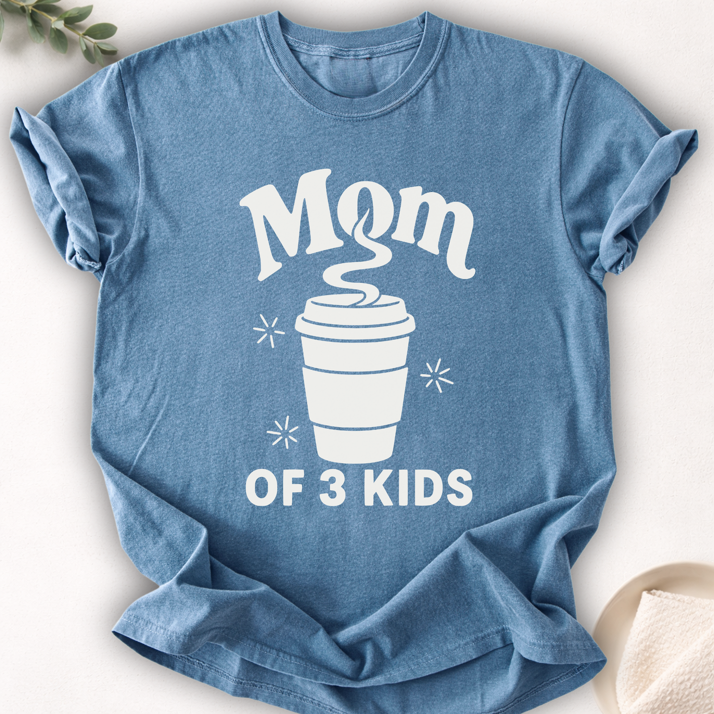 Mom of 3 Kids Tee