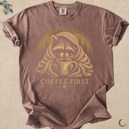 Coffee First Raccoon