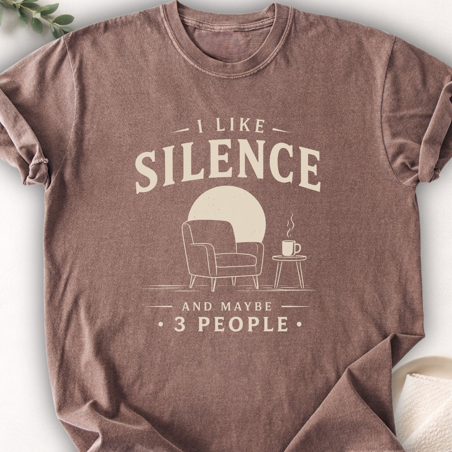 I Like Silence and Maybe 3 People Tee