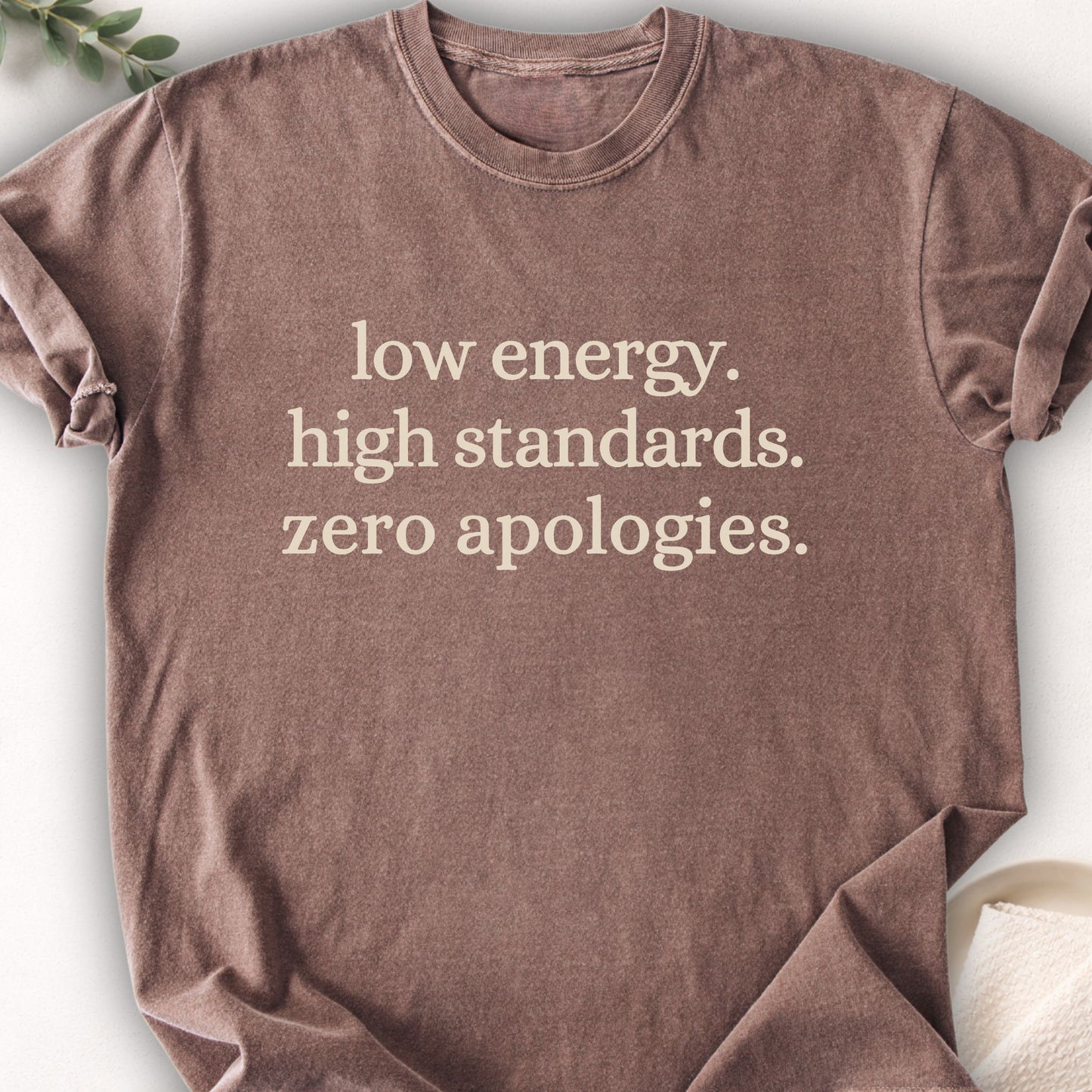 Low Energy High Standards Tee