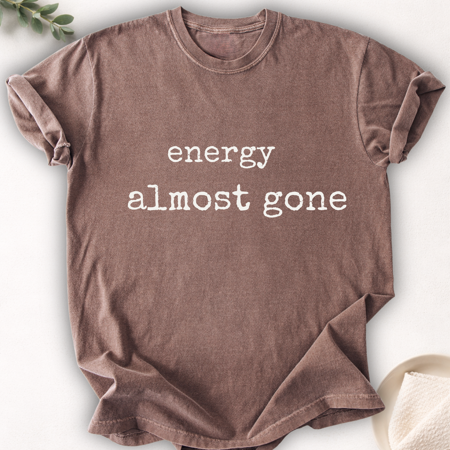 Energy Almost Gone Minimal Tee