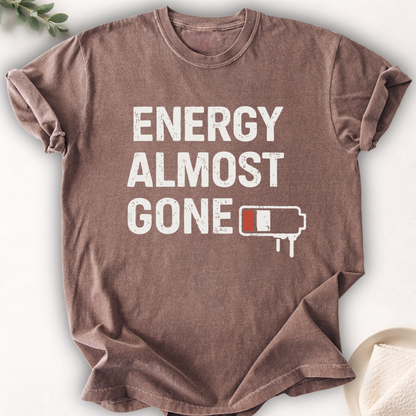 Energy Almost Gone Tee – Low Battery Graphic