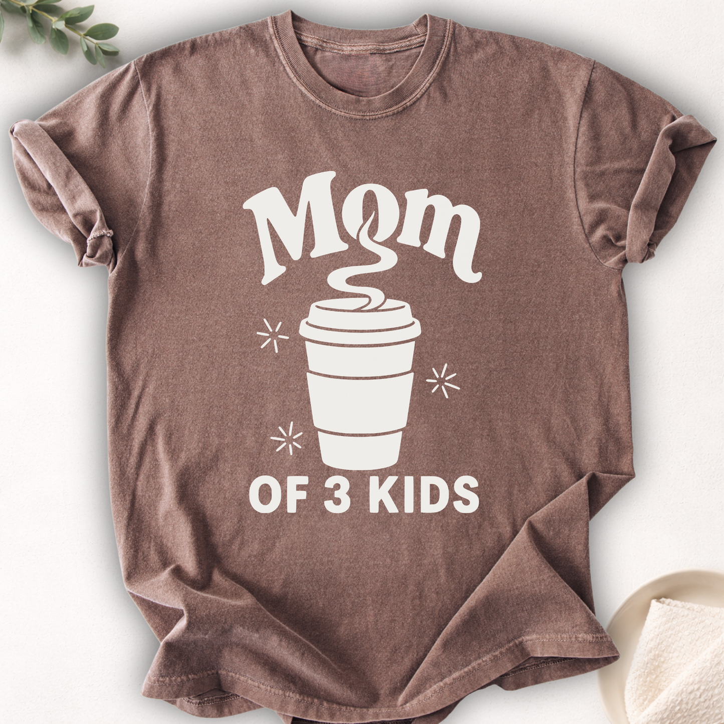 Mom of 3 Kids Tee