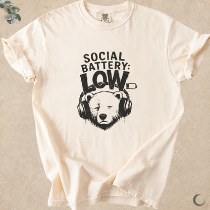 Social Battery Low Bear