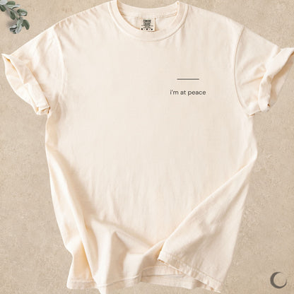 I’m at Peace Left Chest Tee