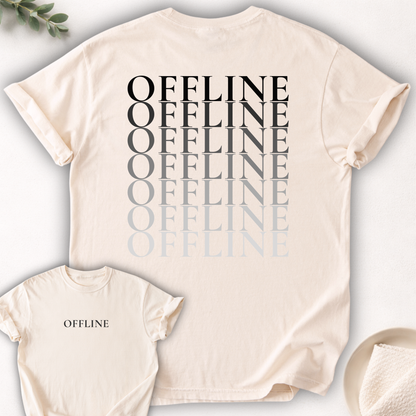 Offline Front & Back Minimalist Tee
