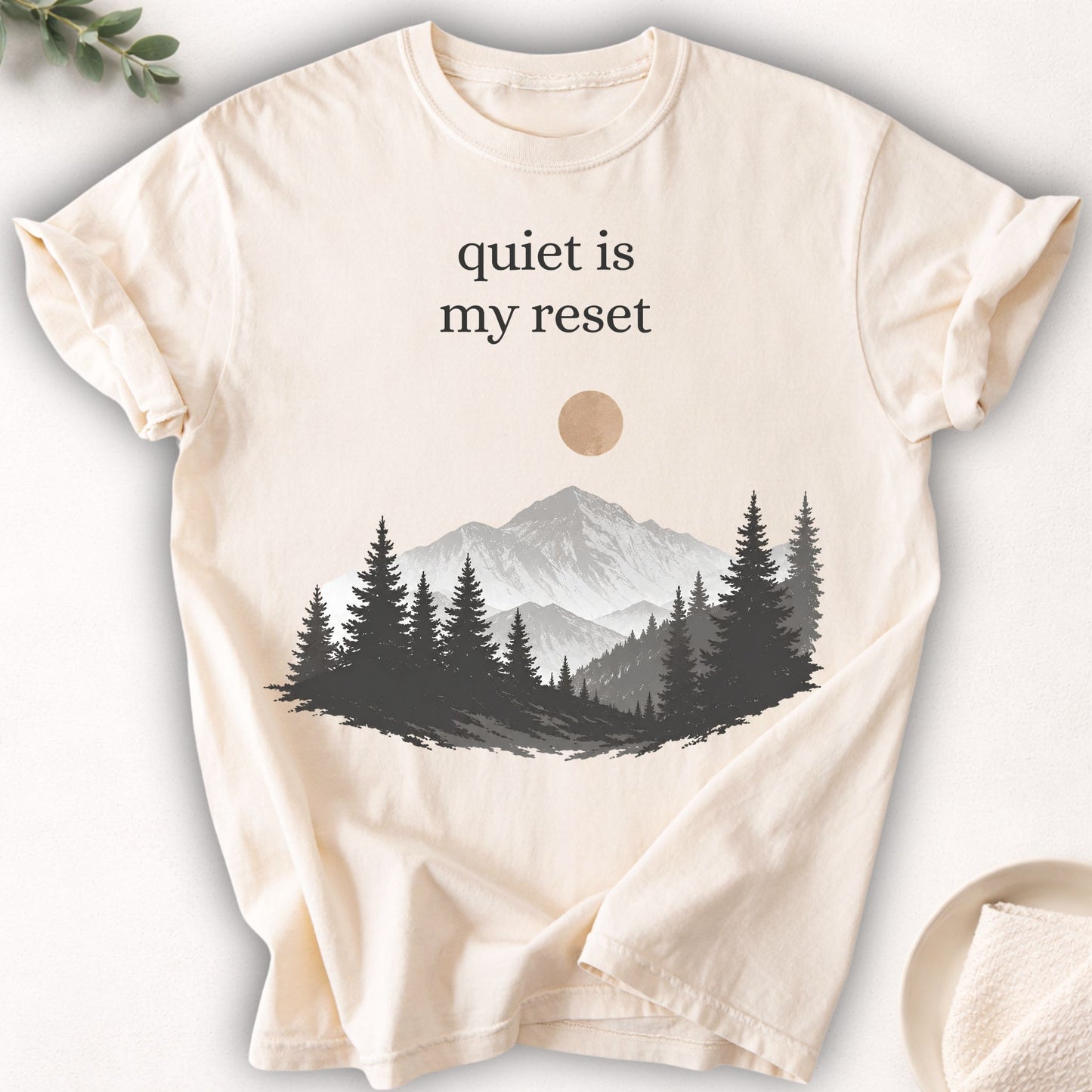 Quiet Is My Reset Tee