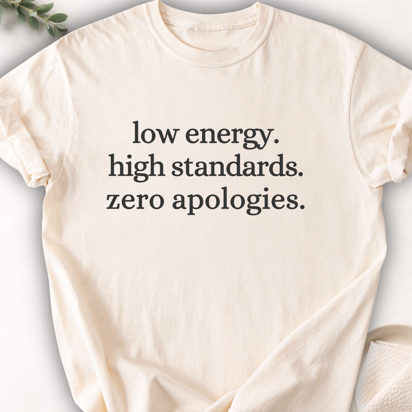 Low Energy High Standards Tee