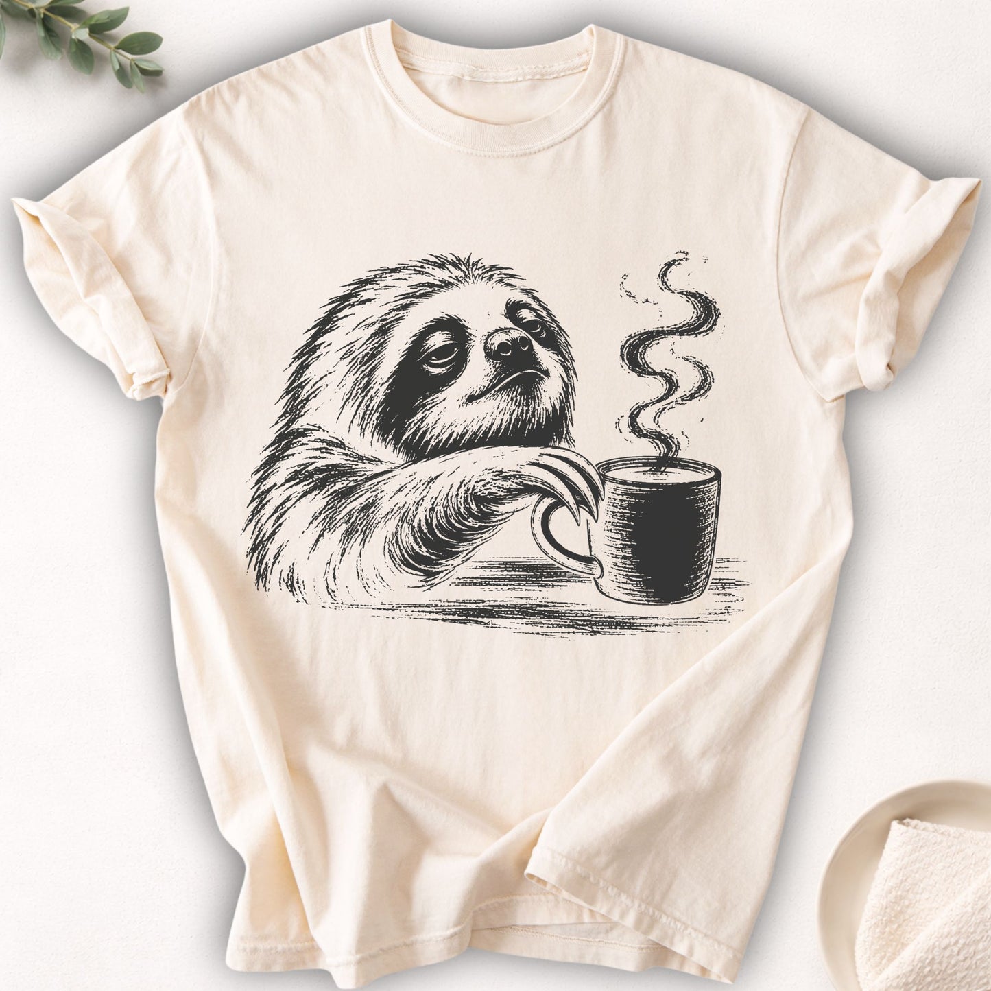 Slow Start Sloth Tee