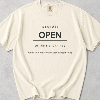 Status Open Tee