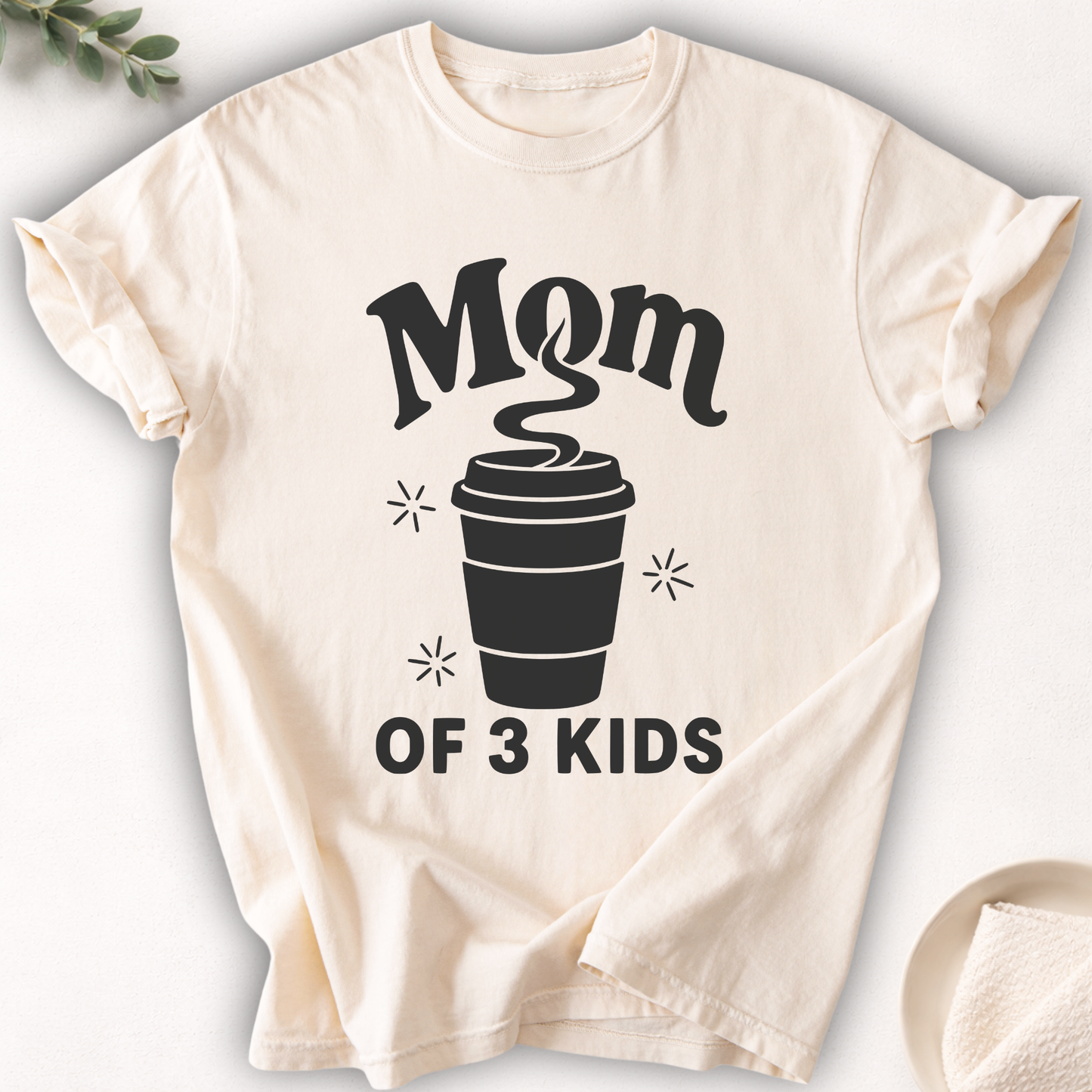 Mom of 3 Kids Tee