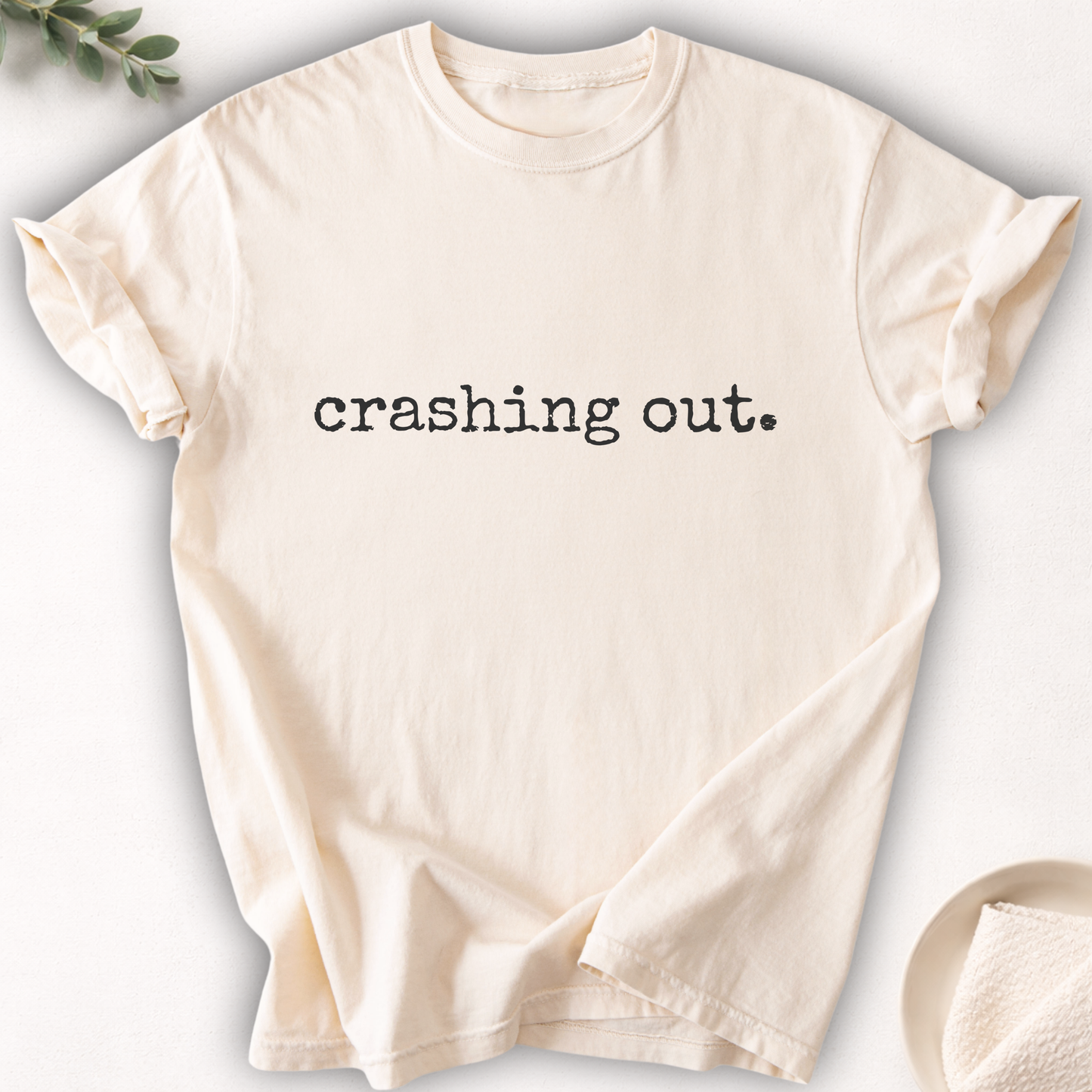 Crashing Out Minimal Tee