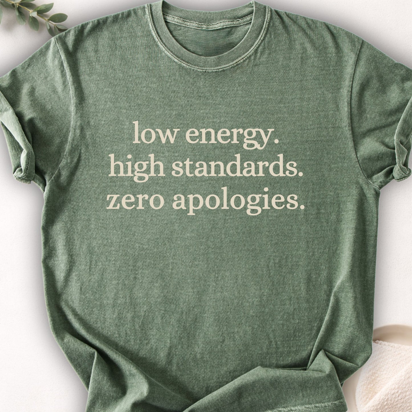 Low Energy High Standards Tee