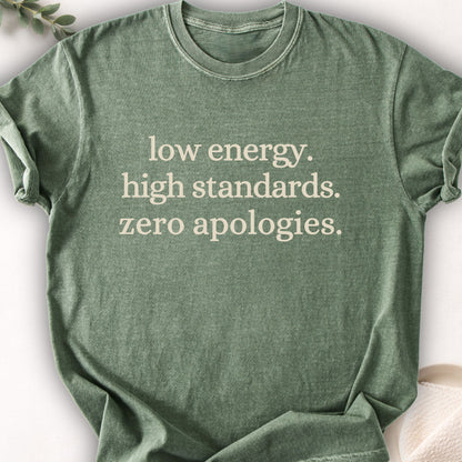 Low Energy High Standards Tee