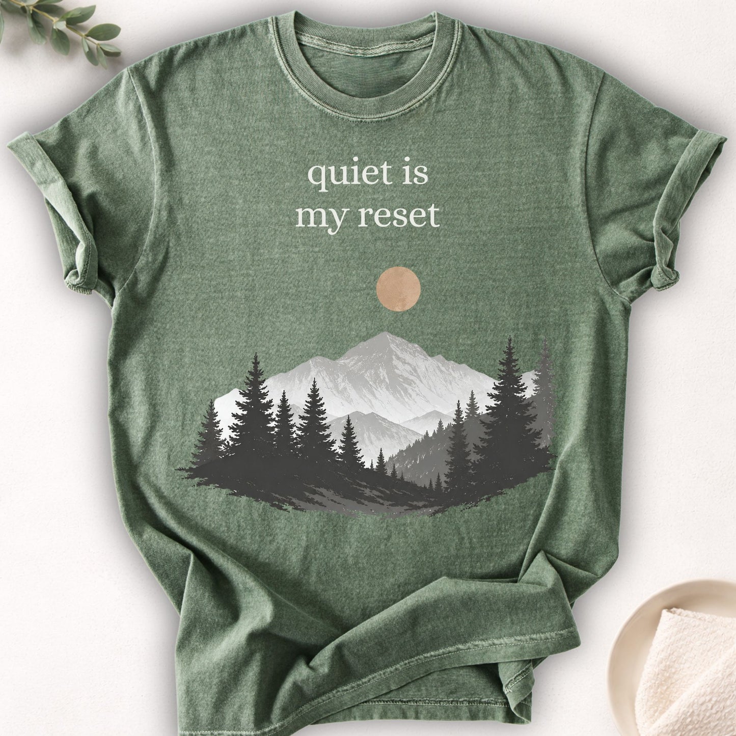 Quiet Is My Reset Tee