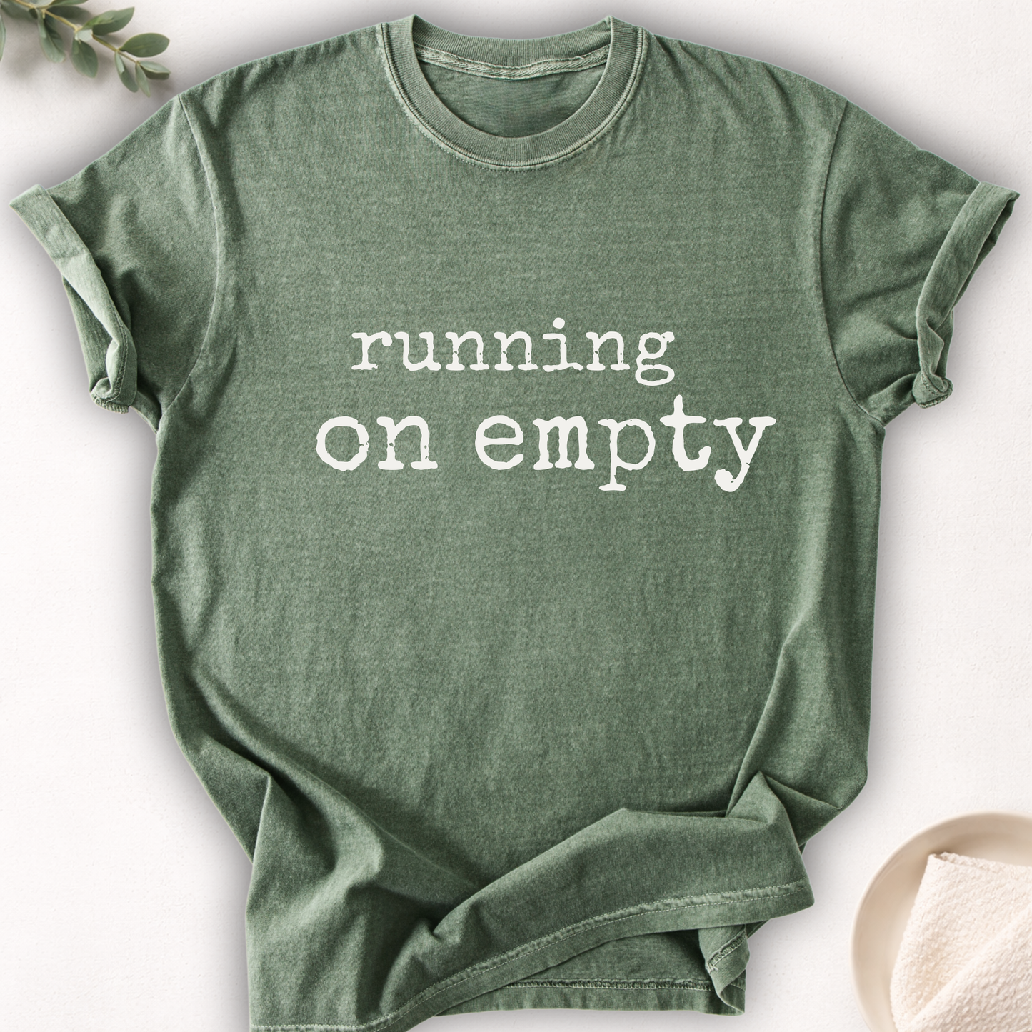 Running On Empty Minimal Tee