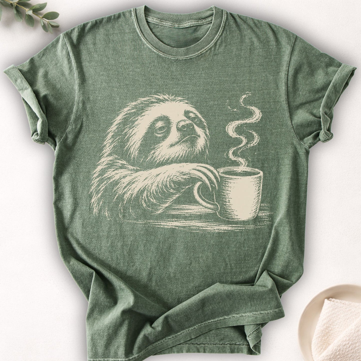Slow Start Sloth Tee