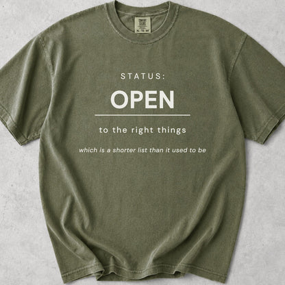Status Open Tee