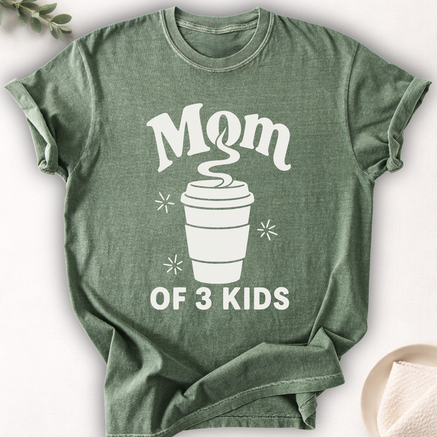 Mom of 3 Kids Tee