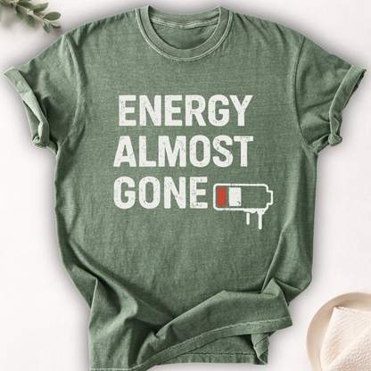 Energy Almost Gone Tee – Low Battery Graphic