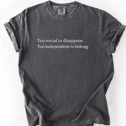 Too Social To Disappear