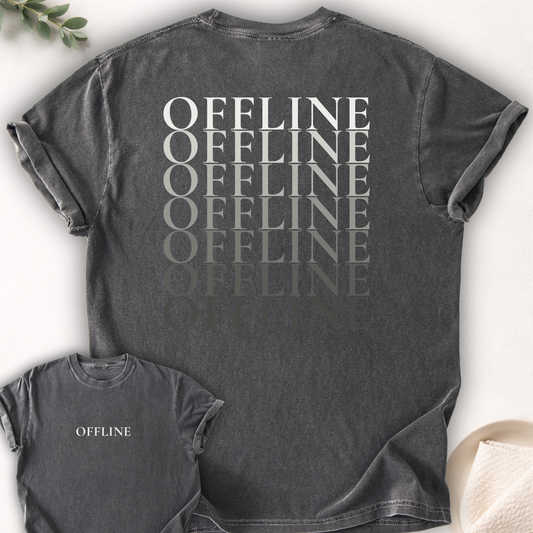 Offline Front & Back Minimalist Tee