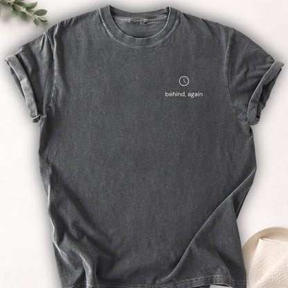 Behind, Again Left Chest Tee