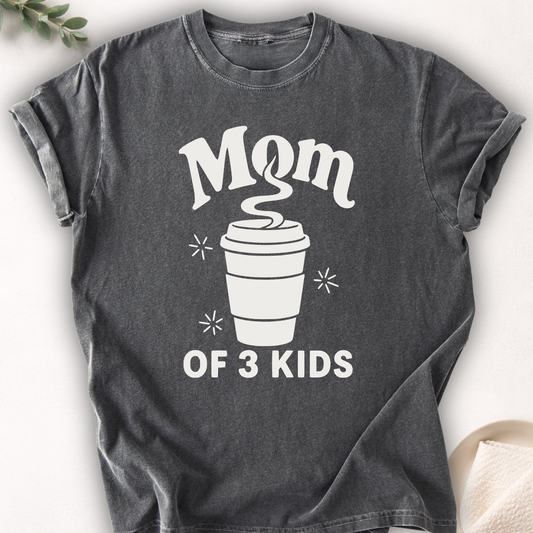 Mom of 3 Kids Tee