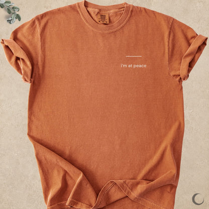 I’m at Peace Left Chest Tee