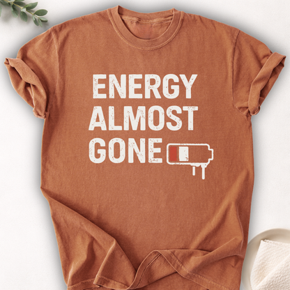 Energy Almost Gone Tee – Low Battery Graphic